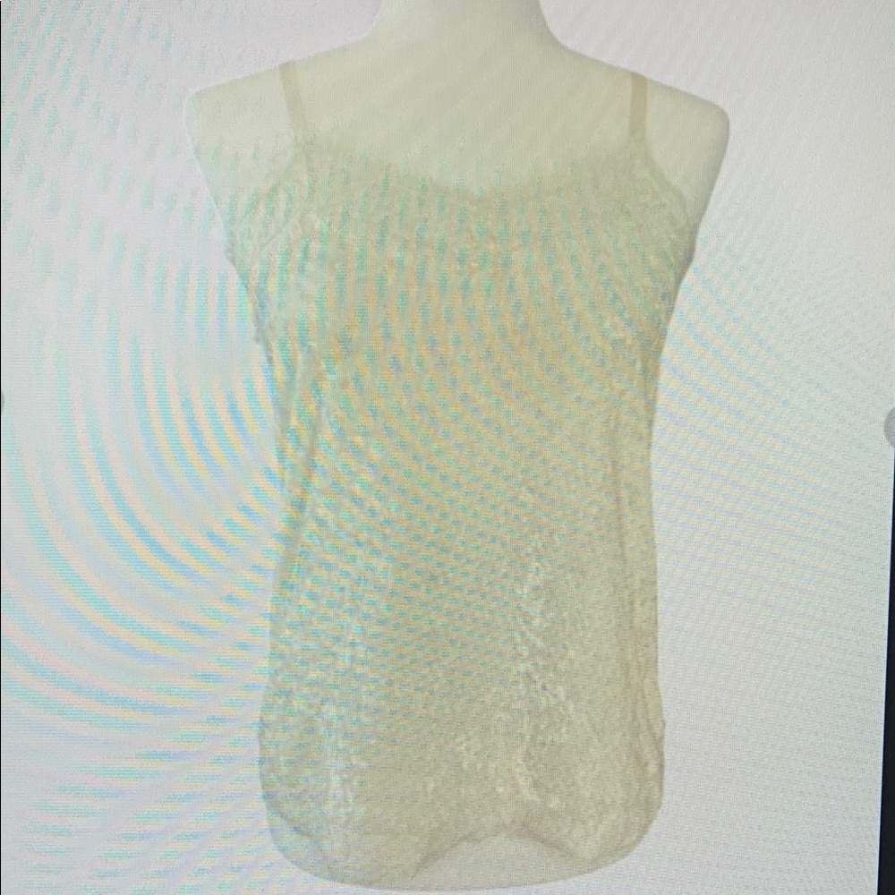 Elegant Cream Lace Women's Top